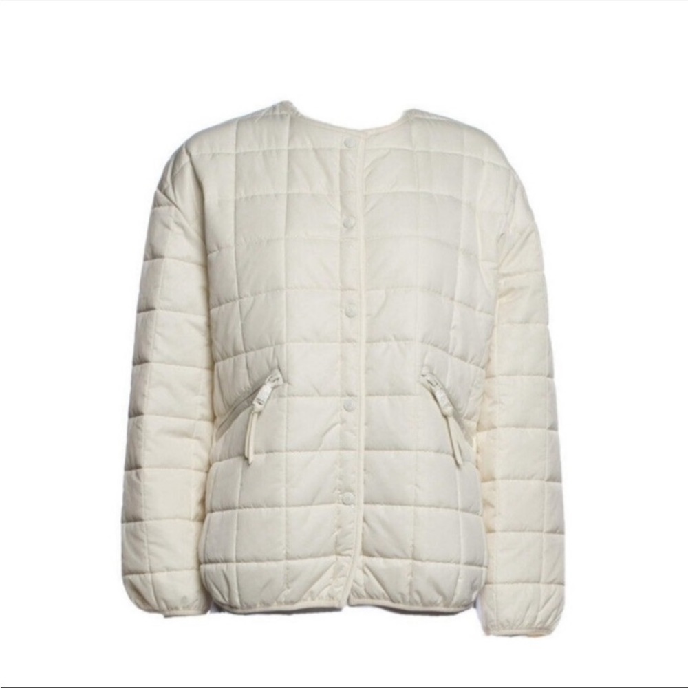 Rebecca Minkoff box quilted puffer coat